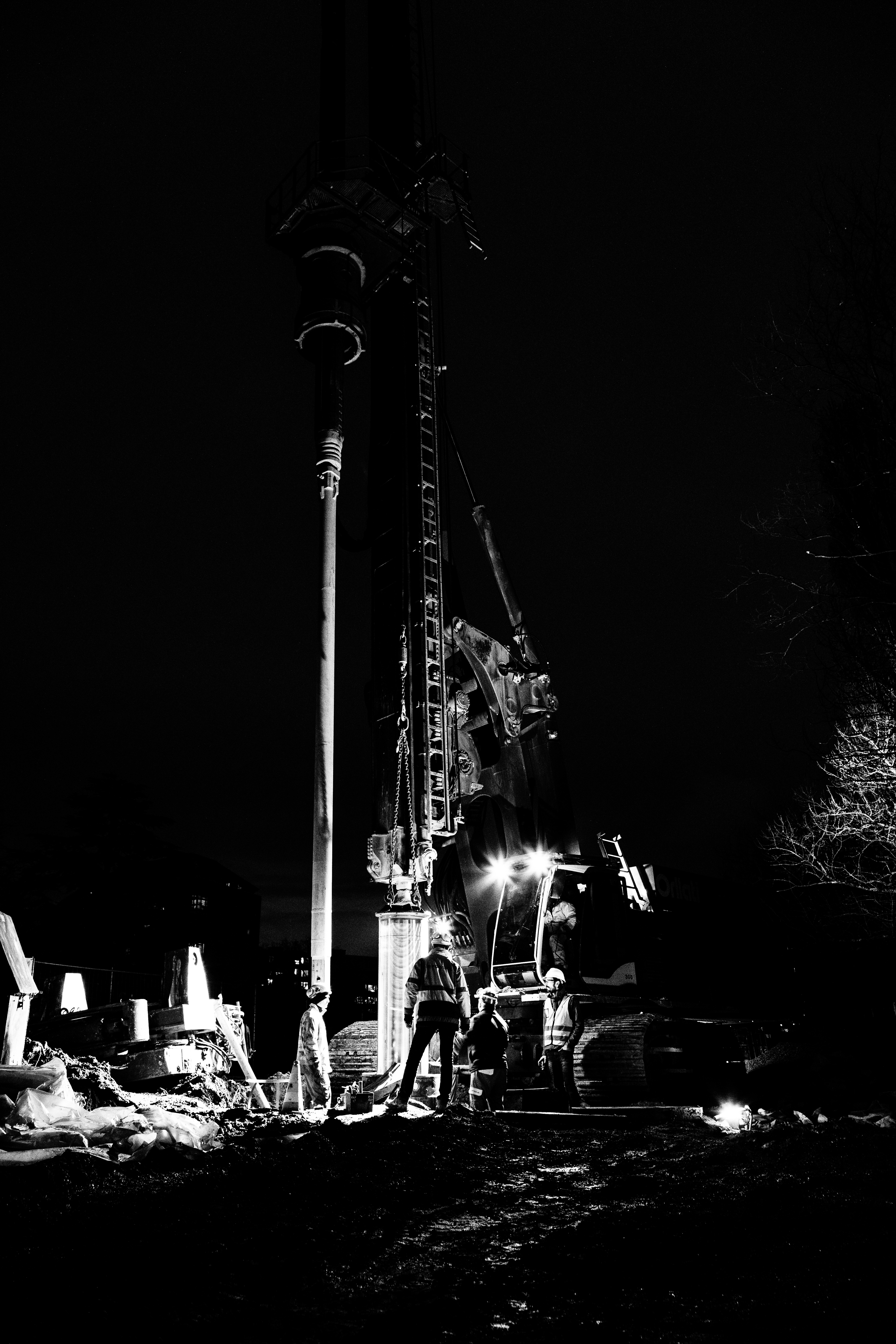 Foreuse de nuit