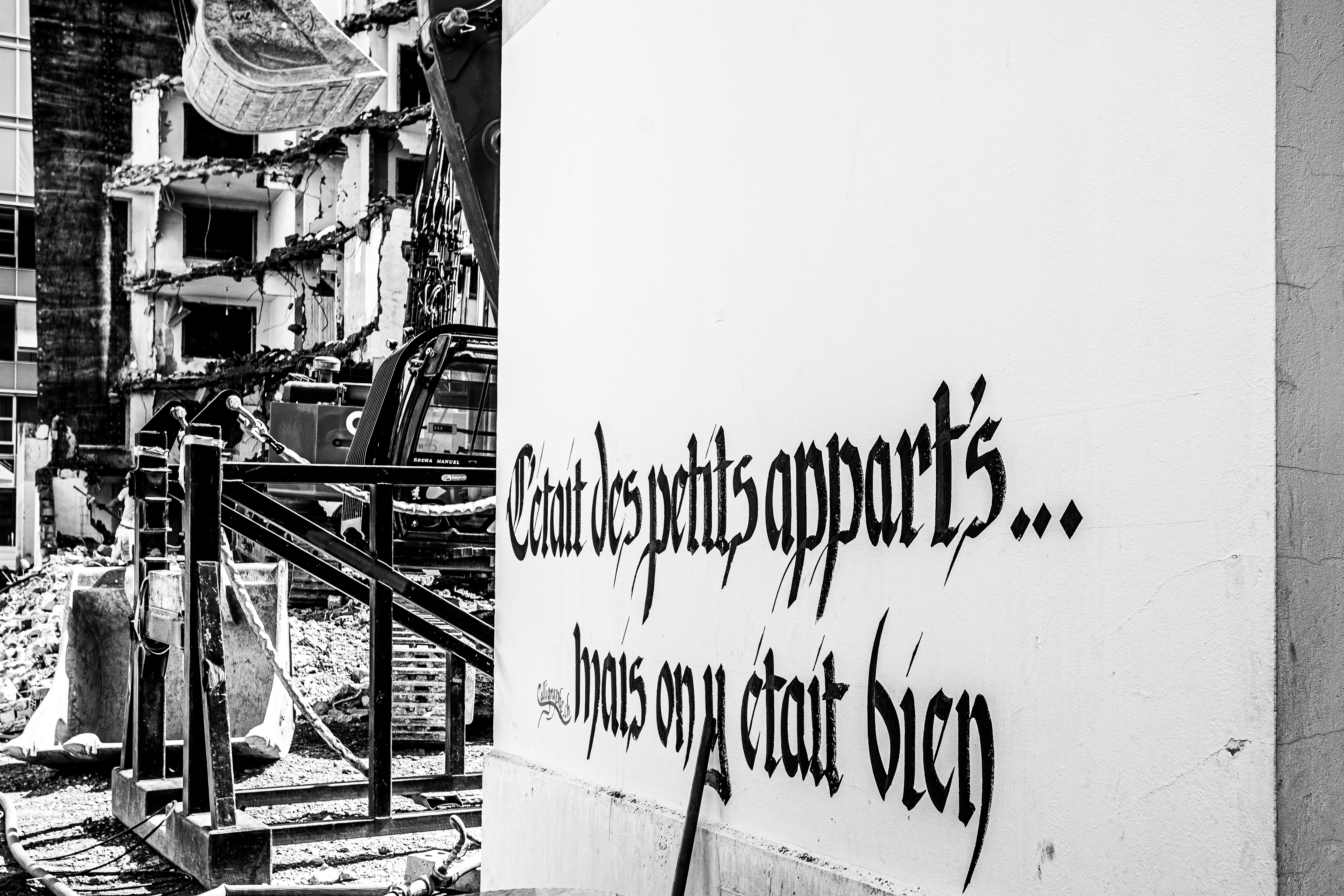 Démolition graffiti